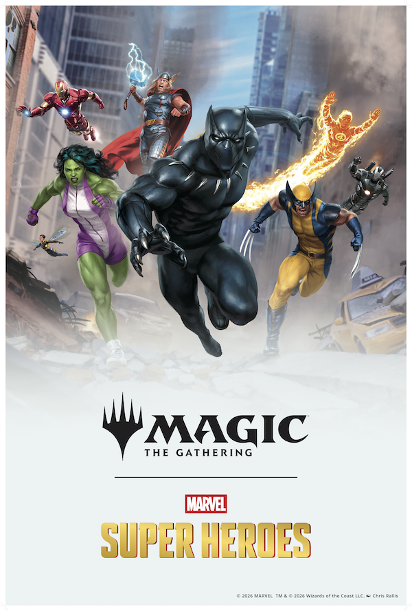 Magic: The Gathering Marvel Super Heroes Prerelease event artwork